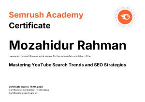 semrush academy seo certification